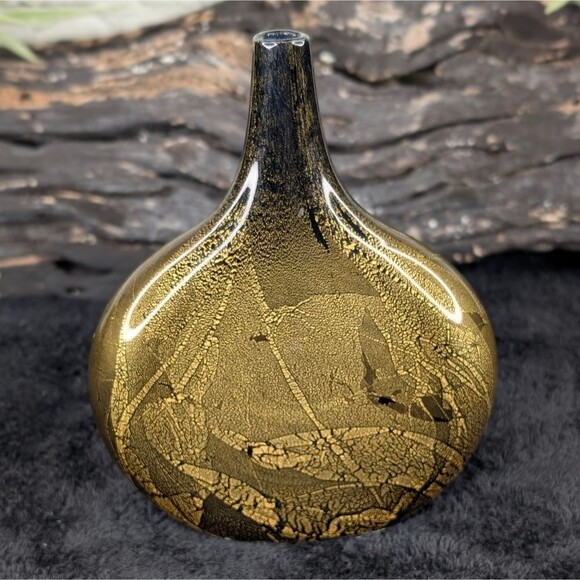 Vintage 1980s Isle of Wight Lollipop Vase by Michael Harris - Picture 1 of 9